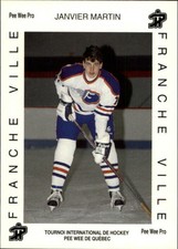 1992 Quebec Pee-Wee Tournament #842 Martin Janvier