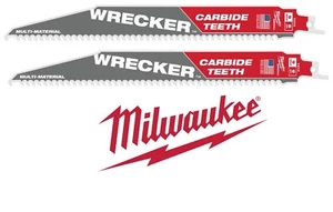2 neue Milwaukee 48-00-5242 9 Zoll 6 TPI "THE WRECKER" mit Hartmetallzähnen - Bild 1 von 5