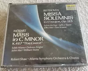 Beethoven: Missa Solemnis & Mozart: Great Mass In C Minor 2CD - VG+ Disc - Picture 1 of 9