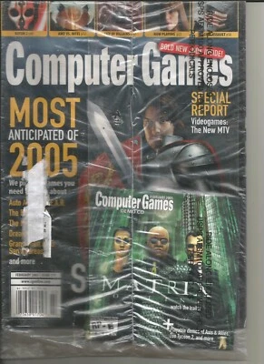 Vintage Computer games magazine issue 171 February  2005 NEW Mint condition - Image 1 of 2