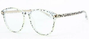 NEW MATTHEW WILLIAMSON MW/120/5 CLEAR BLUE AUTHENTIC EYEGLASSES FRAMES RX 54-17 - Picture 1 of 3