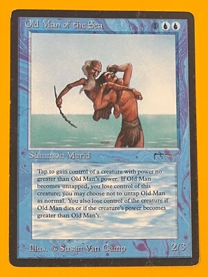 MTG OLD MAN OF THE SEA Arabian Nights (OldManMTG 005-047) - Image 1 of 4