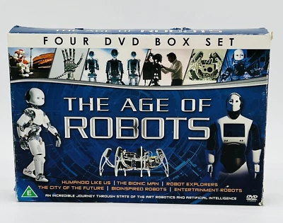 THE AGE OF ROBOTS - 4 DVD BOX SET - HUMANOID LIKE US, BIONIC MAN & MORE ~ RARE - Image 1 of 4
