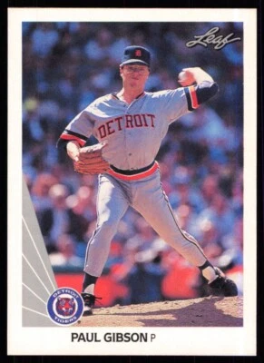 1990 Leaf Paul Gibson Detroit Tigers #298 - Image 1 of 2