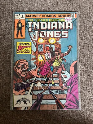 Marvel Comics Group - The Further Adventures of Indiana Jones 1983 #4 en estado bastante bueno JP Foto 1 de 2