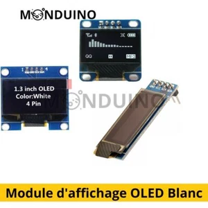 Module d'affichage OLED Blanc LED I2C IIC SPI pour Arduino Raspberry MONDUINO - Picture 1 of 4