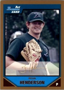 2007 Bowman Prospects Gold Baseball Card Pick