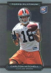 Carlton Mitchell Topps Platinum 2010 #61 Rookie Browns - Picture 1 of 2