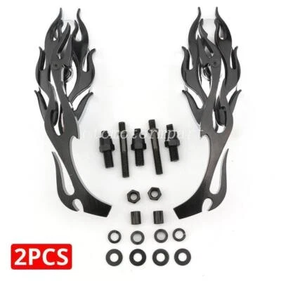 Espejos retrovisores laterales llama para motocicleta Harley-Davidson Sportster 1200 Custom XL1200C Foto 1 de 4