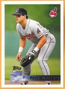 Paul Sorrento Cleveland Indians #373 - Topps Casi Nuevo-Como Nuevo 1996 - Imagen 1 de 2
