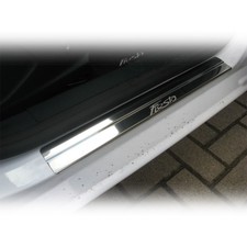 Grigia doppia cucitura si adatta a FORD FIESTA MK7 2008-2013 Leva del Cambio in Pelle Gaitor