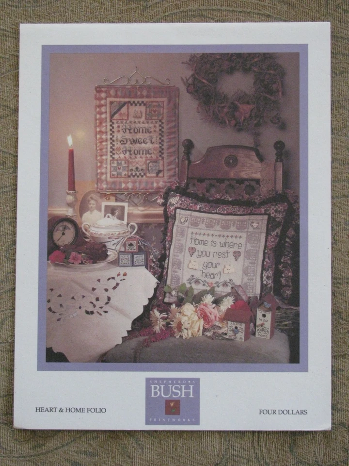 SHEPHERDS BUSH Counted Cross-Stitch Pattern HEART & HOME FOLIO - Image 1 of 1