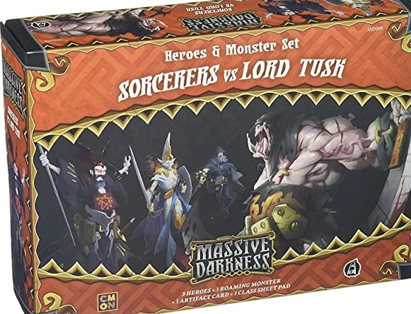 Massive Darkness: Heroes & Monster Set – Sorcerers vs Lord Tusk - Image 1 of 1