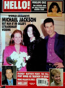 Hello March 20 2001 Michael Jackson Uri Geller Penelope Cruz Matthew Perry - Picture 1 of 4