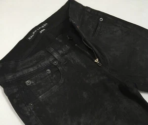 Black Label Ralph Lauren Waxed Coated Oilcloth Moto Biker Skinn - Picture 1 of 10