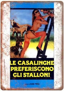 Housewives Prefer Stallions Vintage Movie Poster Retro Look Metal Sign MP2118 - Picture 1 of 2