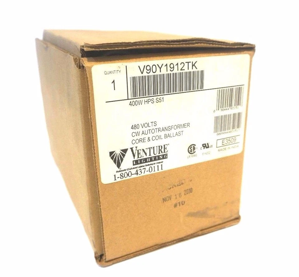 NEW VENTURE LIGHTING V90Y1912TK AUTOTRANSFORMER CORE & COIL BALLAST 480 VOLTS - Image 1 of 1