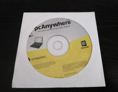 Symantec pcAnywhere Version 10.5 CD (2001) for Windows 95/98/NT/2000/ME/XP NEW - Image 1 of 2