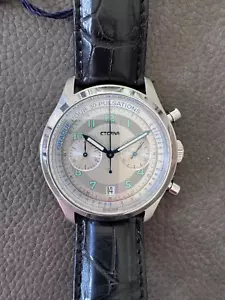 ETERNA Heritage Pulsometer 1942 Ref. 1942-41 Automatic Chronograph NEW - Picture 1 of 12