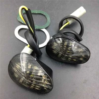 Luz de señal de giro LED de humo montaje empotrado para Yamaha YZF R1 R6 2003-2008 2005 2004 Foto 1 de 4