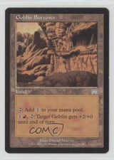 2002 Magic: The Gathering - Onslaught Goblin Burrows #318 00eu