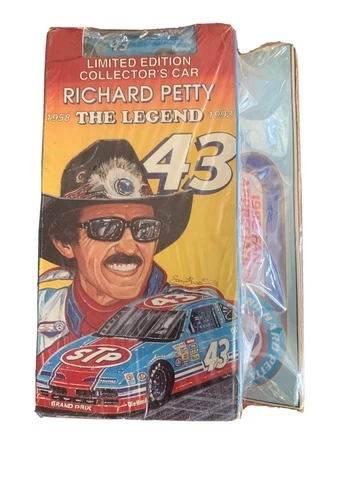 Richard Petty Limited Edition Car & VHS Signed Appreciation Tour Poster , Sealed Cover