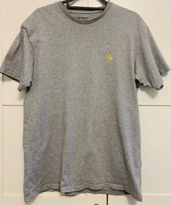 Men's Carhartt Grey T Shirt Top - Size Medium - Picture 1 of 8