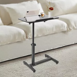 Mesa de cama móvil de pie con ruedas para computadora portátil ajustable para hospital y hogar - Imagen 1 de 24