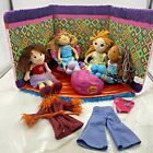 Groovy Girls Clothes, Room, Chair, Bean Bag, Four Dolls Manhattan Toy