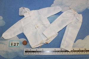 1/6 SCALE Modern White Over Jacket & Trousers CB788e - Picture 1 of 2