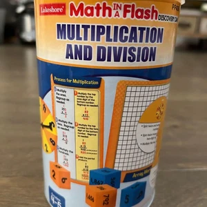 Lakeshore Math in a Flash! Multiplication & Division Discovery Can - Picture 1 of 4
