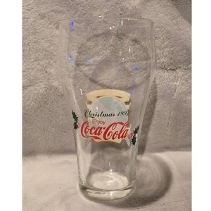 Coca Cola Christmas 1997 Santa Claus Collectible Glass - Picture 1 of 6
