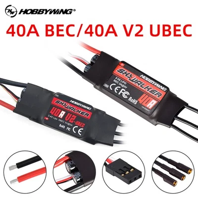 HobbyWing Skywalker 40A V2 Brushless ESC 2-4S für RC-Flugzeuge Helicopter - Bild 1 von 4