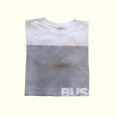 BUSH MUSIC WINTER TOUR ROCK VTG Y2K RETRO GRAPHIC WHITE T SHIRT 2015 MENs SZ L - Image 1 of 4