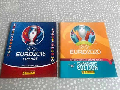 Panini UEFA Euro 2016 & Euro 2020 Sticker Album Empty Albums - Image 1 of 4