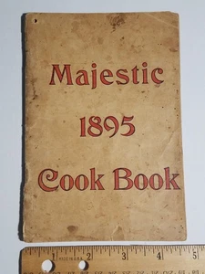 Libro de cocina Majestic Stove de 1895, folleto publicitario - Imagen 1 de 17