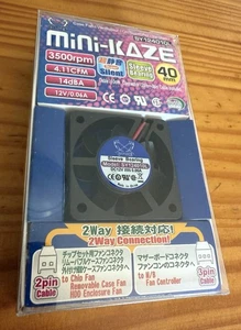 Scythe Mini-Kaze 3500 RPM 40mm Silent Case Fan SY124010L D4.1 - Picture 1 of 4