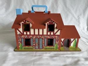Fisher Price Little People Tudor Family Spielhaus Vintage HAUS mit Extras - Bild 1 von 5