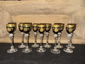 Cordiales Tiffin Franciscan Melrose Verde 15074 Oro Incrustado (10) Difícil de Encontrar - Imagen 1 de 3