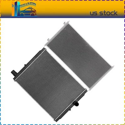 Aluminum Radiator and Cooling Condenser For 2004 International Harvester 9900ix Foto 1 de 4