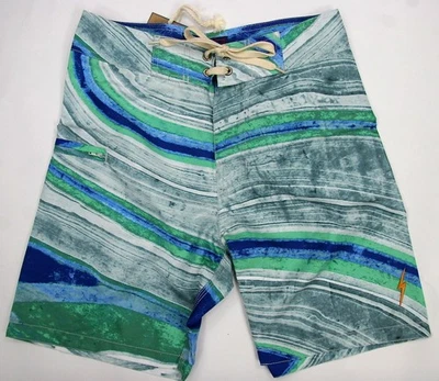 Молния болт доска шорты лазурный синий шорты купальный костюм серфинга износ - Изображение 1 из 4