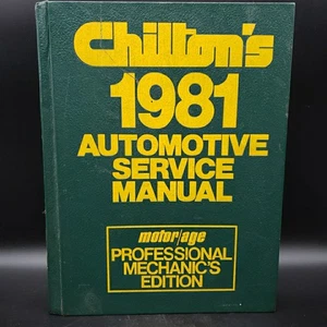 Chilton’s 1981 Automotive Service Manual Motor/Age Professional Mechanic Edition - Bild 1 von 15