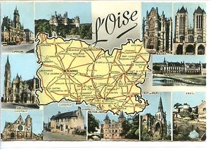 CP 60 OISE - Carte - Multivues colorisées - Picture 1 of 1