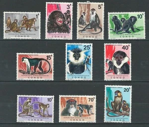 CONGO BELGIUM COLONIES AFRICA YV # 785/94 MONKEYS SET MNH STAMPS LOT (CONG 728) - Picture 1 of 1