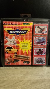 Vintage NOS 1989 MICRO MACHINES Series2 100 Collectible Micro Cards +96Page Book