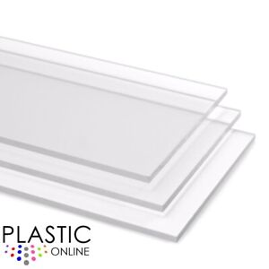 Clear Polycarbonate Sheet Cut To Size Plastic 2mm 3mm 4mm 5mm 6mm 8mm 10mm