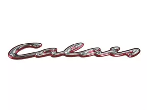 GENUINE HOLDEN COMMODORE VT VX " CALAIS " CHROME RED BOOT BADGE - Picture 1 of 1