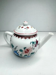 Vtg Franklin Mint Victoria Albert Museum TEAPOT 1985 Floral Multicolor MINT - Picture 1 of 9