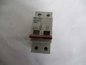 EUROPA 100 AMP ISO100-2 INTERRUPTOR PRINCIPAL DOBLE POLO AISLADOR - Imagen 1 de 1