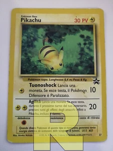 Pikachu ® Promo Stellanera / Estrella Negra 27 ® Pokemon ® Italiano ® Bueno - Picture 1 of 4